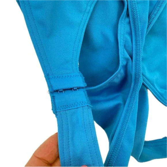 OW Collection Ezra Asymmetrical Bodysuit Back Cut Out Size XL US 12, New w/Tags! - Picture 12 of 16